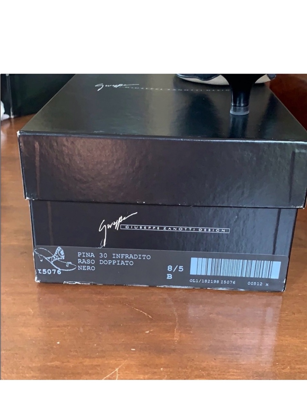 Vintage Giuseppe Zanotti Black Beaded Studded Kitten Heel Mules w BOX!! - Picture 3 of 6